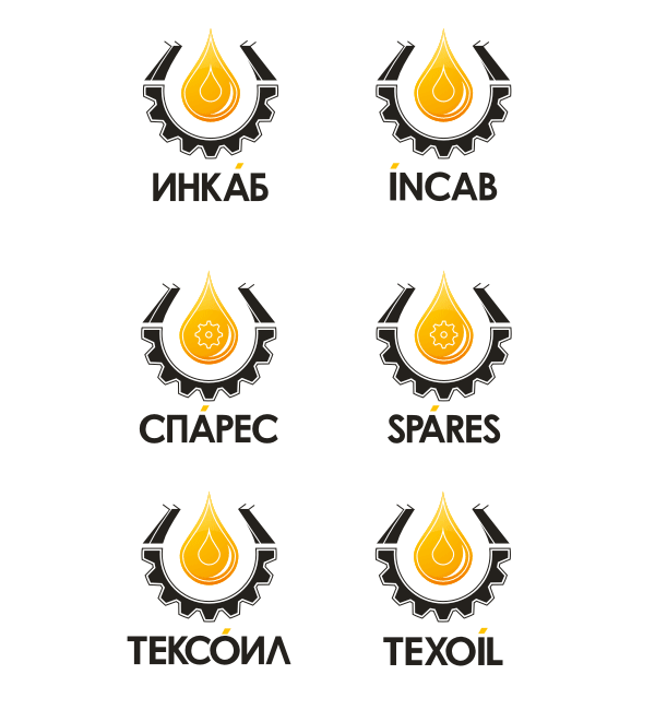 Разработка логотипов группы компаний Texoil